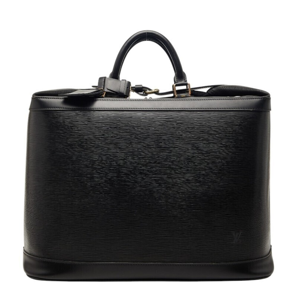 Louis Vuitton Cruiser Bag Boston Travel Black Leather